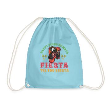 Funny Cinco De Mayo Quote Love Mexico Party - Drawstring Bag - aqua - Front