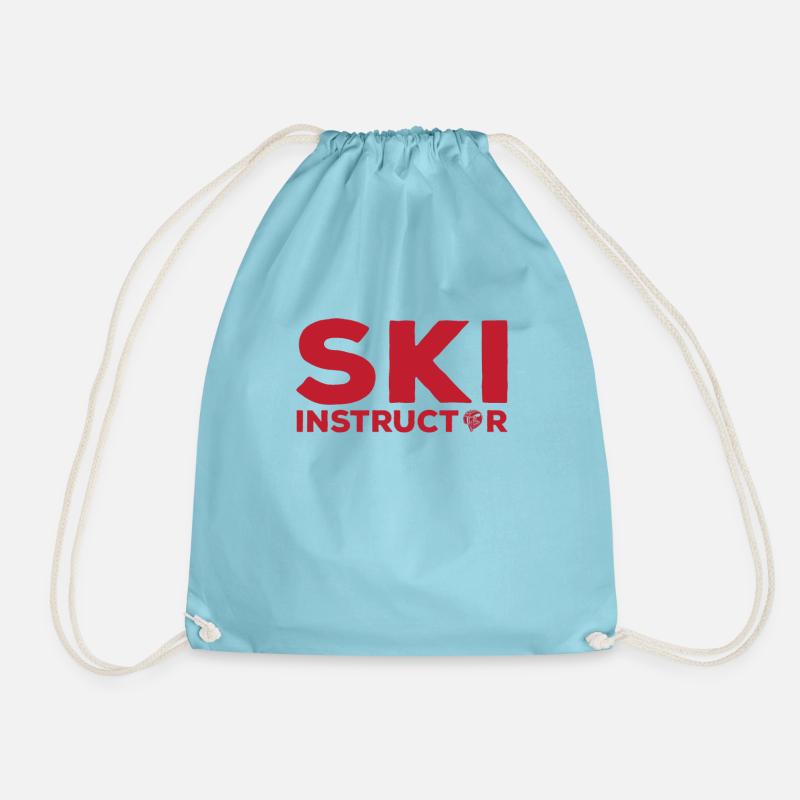 Skilehrer - Turnbeutel - Aqua