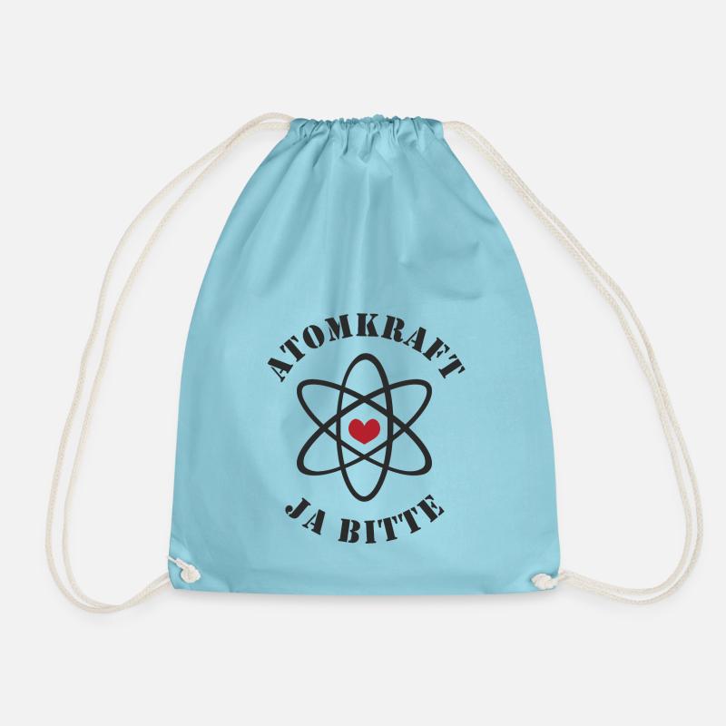 Atomkraft, Ja bitte - Turnbeutel - Aqua