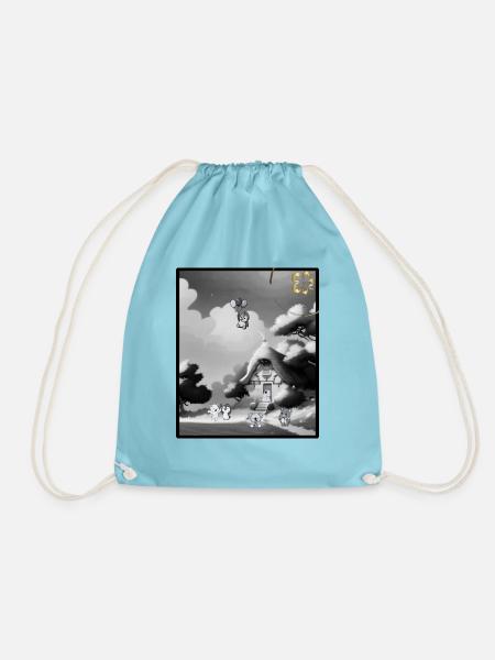 Nostalgic Friends - Turnbeutel - Aqua