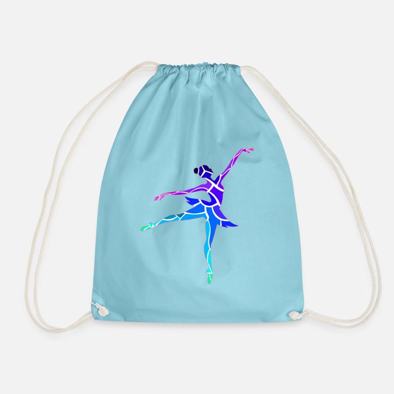 Tänzer - Turnbeutel - Aqua