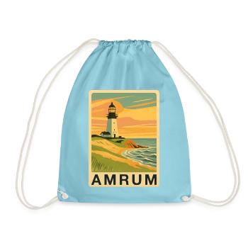 Amrum - Turnbeutel - Aqua - Vorne