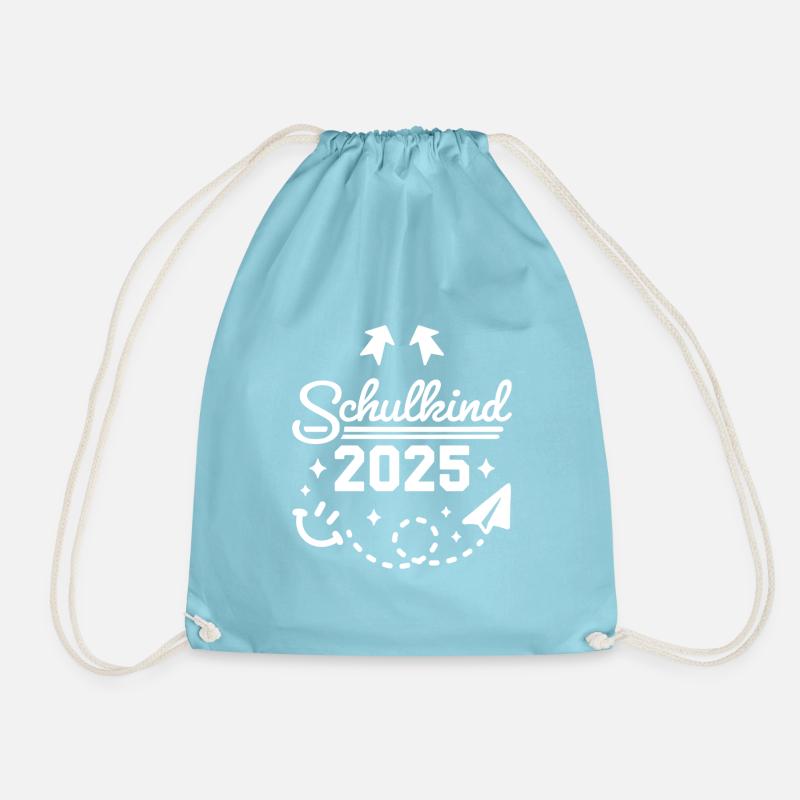 Schulkind 2025 Einschulung Schulanfang - Turnbeutel - Aqua