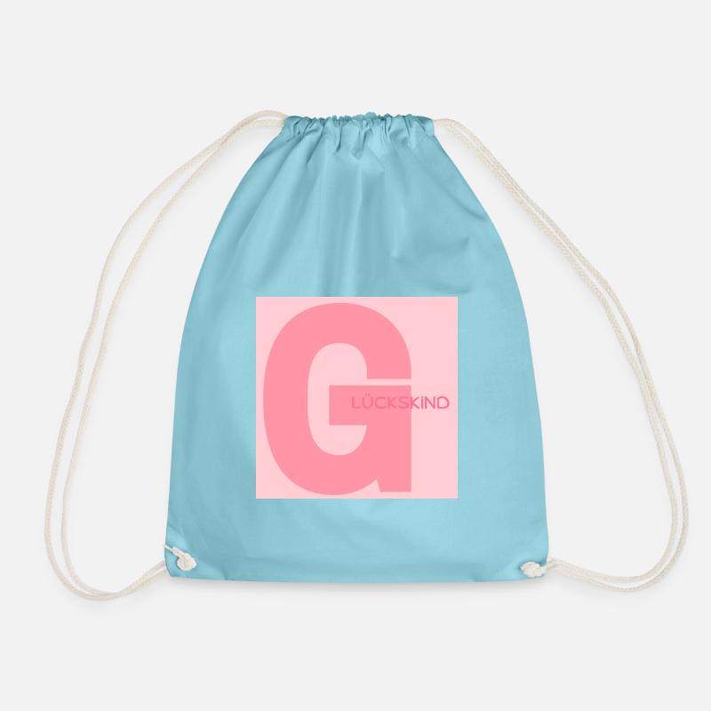 Glückskind - Turnbeutel - Aqua