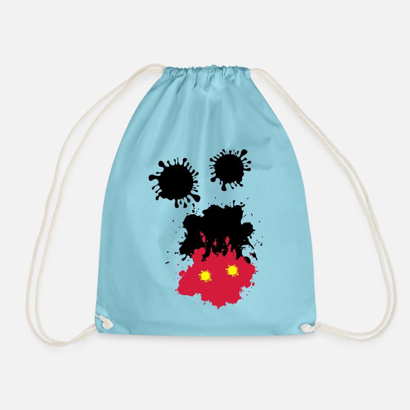 Maus-Spots - Turnbeutel - Aqua