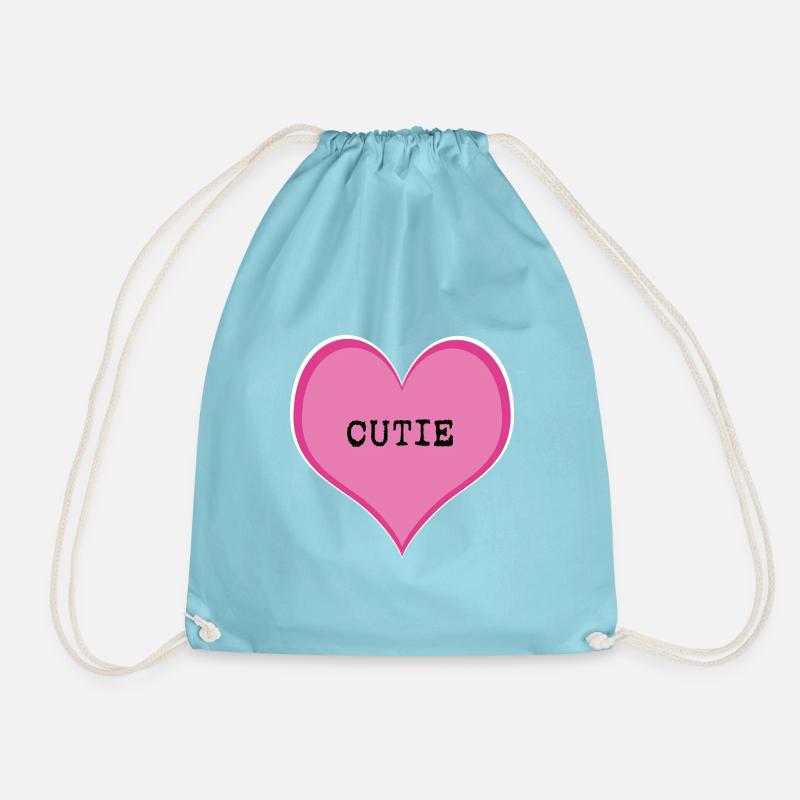 Cutie - Drawstring Bag - aqua