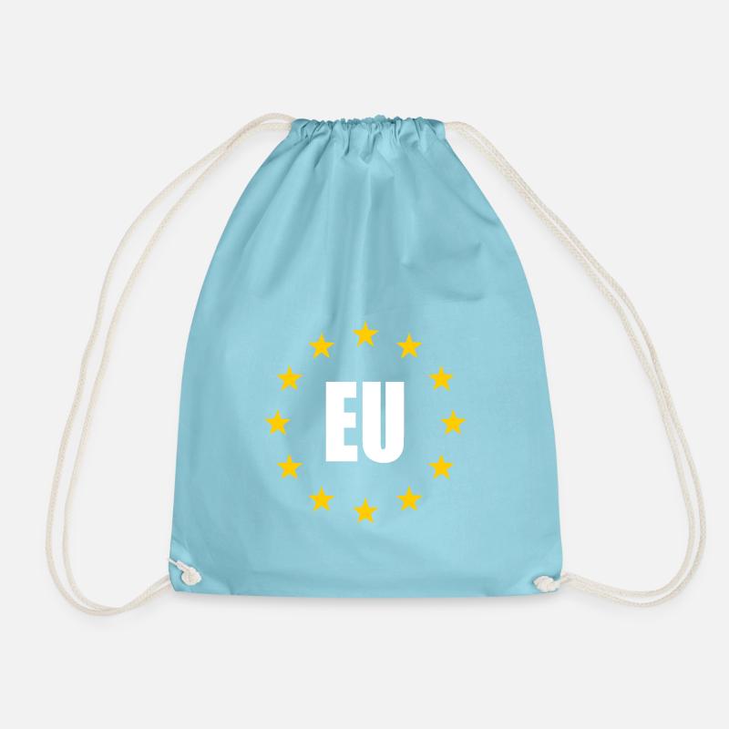Eu flagge - Turnbeutel - Aqua
