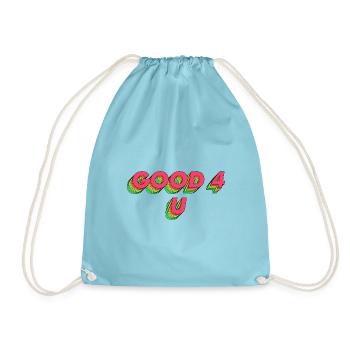 Gut 4 U - Turnbeutel - Aqua - Vorne