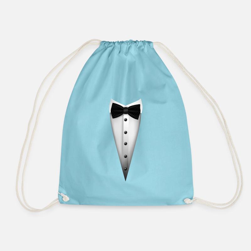Conception de smoking avec nœud papillon pour les mariages et - Sac de sport léger - aqua