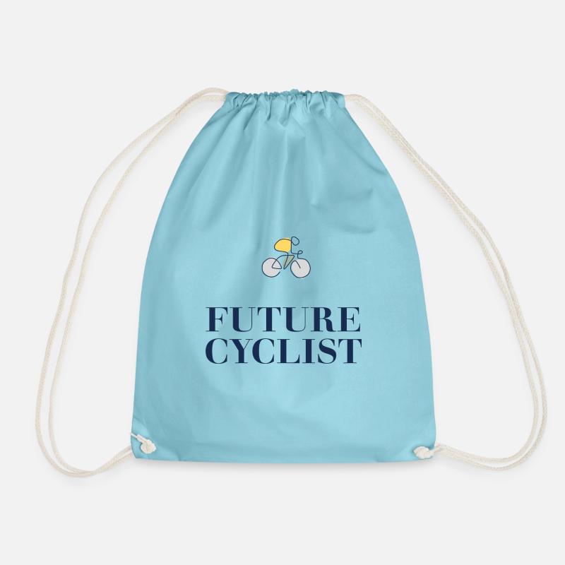 FUTURE CYCLIST VELO - Drawstring Bag - aqua