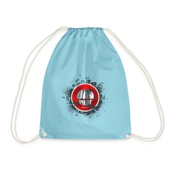 Drone pilot - Drawstring Bag - aqua - Front