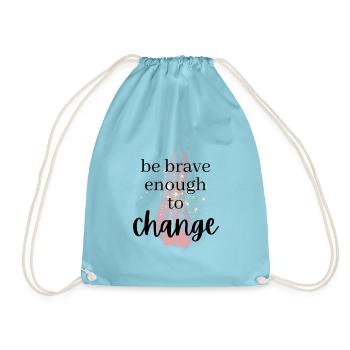 ATTITUDE POSITIVE ÉTAT D’ Motivation - Sac de sport léger - aqua - Devant