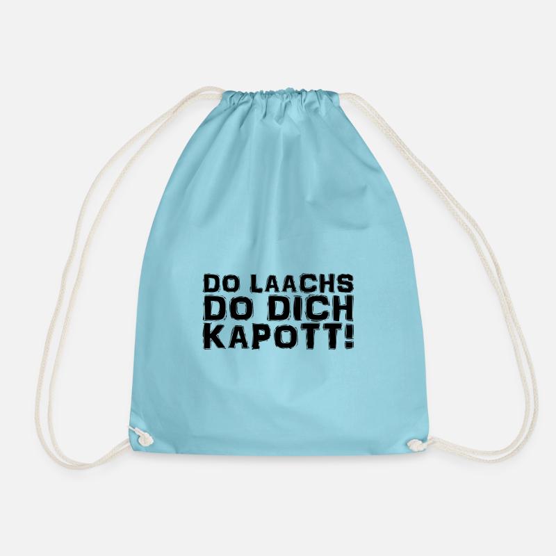 Kölsch - Dialekt - Spruch - Turnbeutel - Aqua