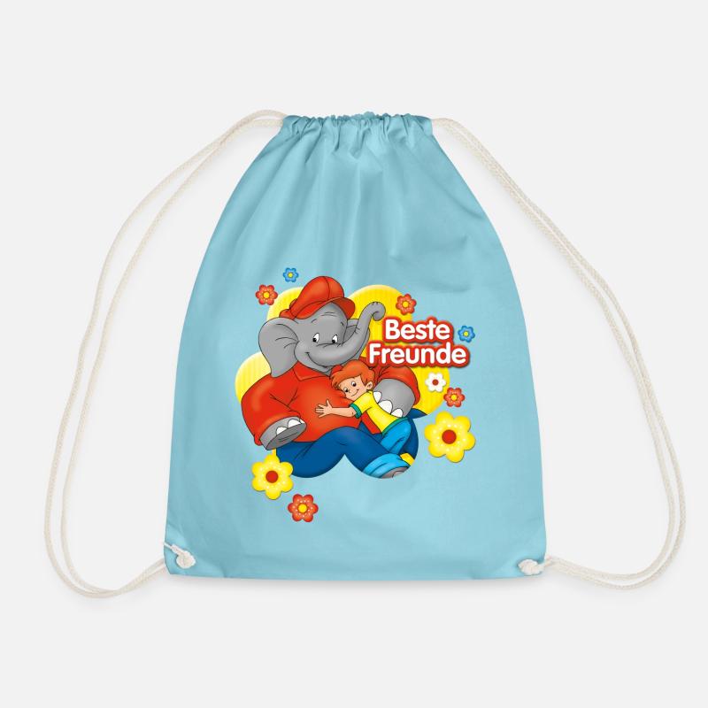 Benjamin Blümchen und Otto sind beste Freunde - Turnbeutel - Aqua