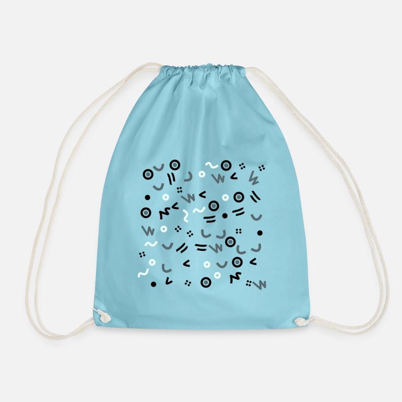 Abstract Pattern 03 - Sac de sport léger - aqua