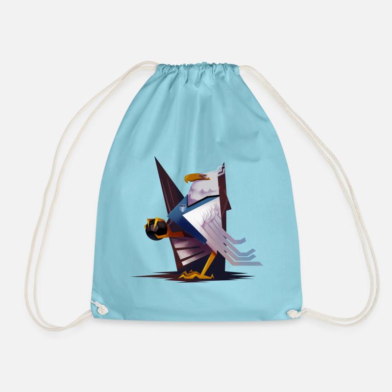 vooola - Drawstring Bag - aqua