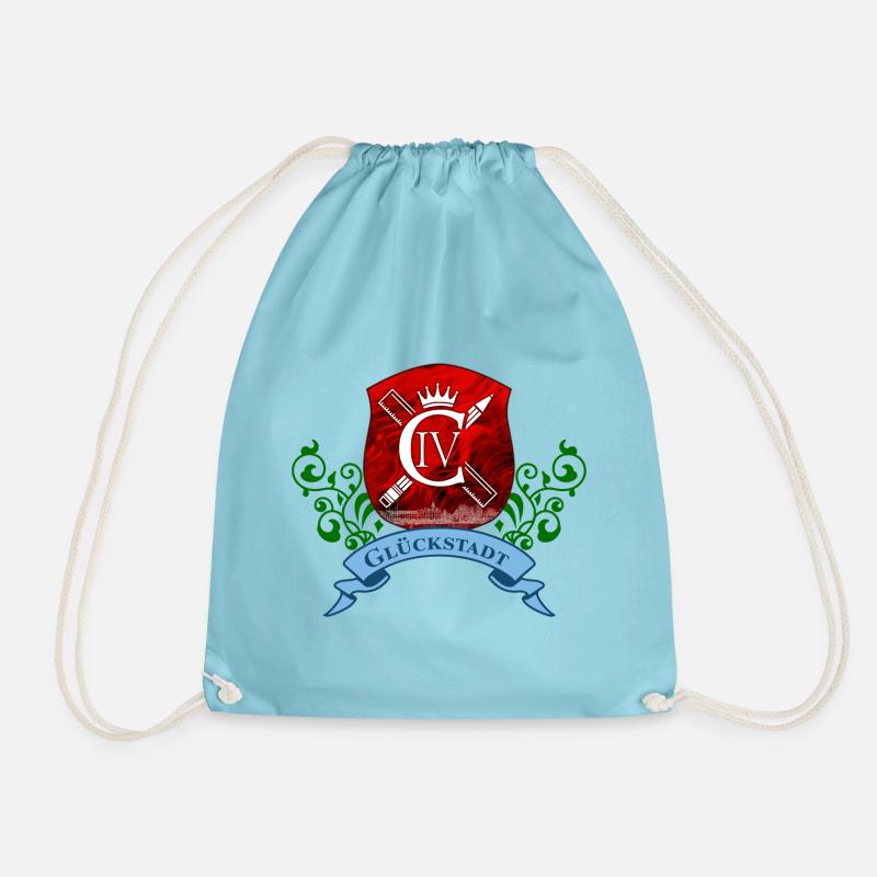 TShirt Design CIV Mädels - Turnbeutel - Aqua