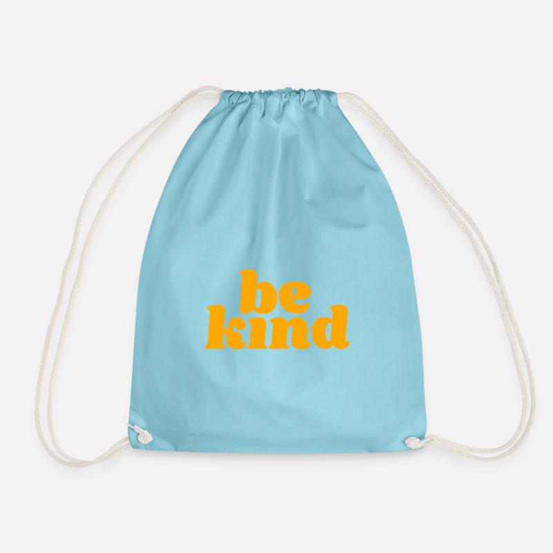 be kind - Turnbeutel - Aqua