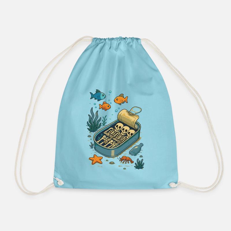 K O N S E R V A T I E F - Drawstring Bag - aqua
