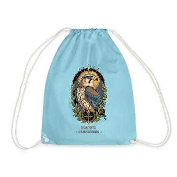 TOTEM FALCON Klarheit - Turnbeutel - Aqua - Vorne