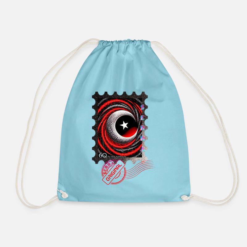 Turkey Stamp - Turnbeutel - Aqua