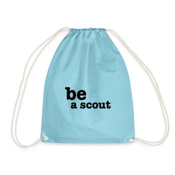 be a scout - Turnbeutel - Aqua - Vorne