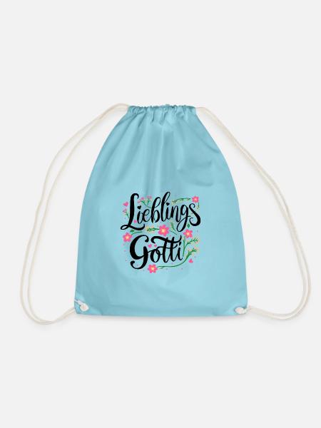 Lieblings Gotti - Turnbeutel - Aqua