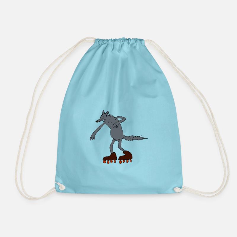 Wolf - Turnbeutel - Aqua