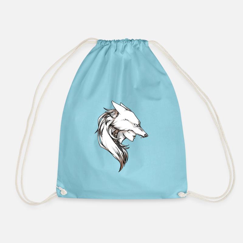 wolf - Turnbeutel - Aqua