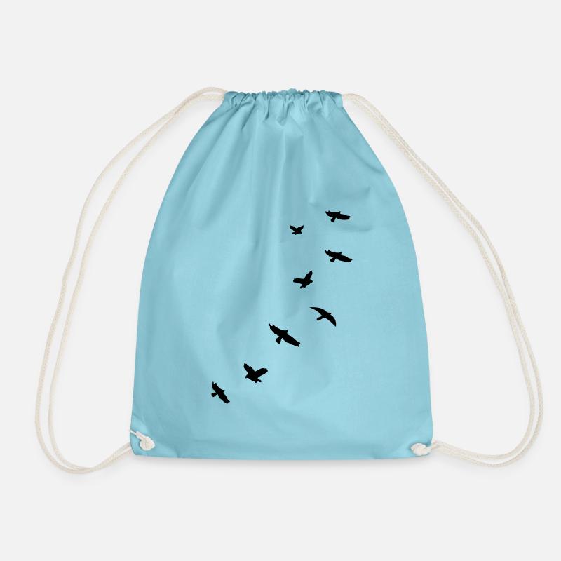 flying_birds_mapies - Sac de sport léger - aqua