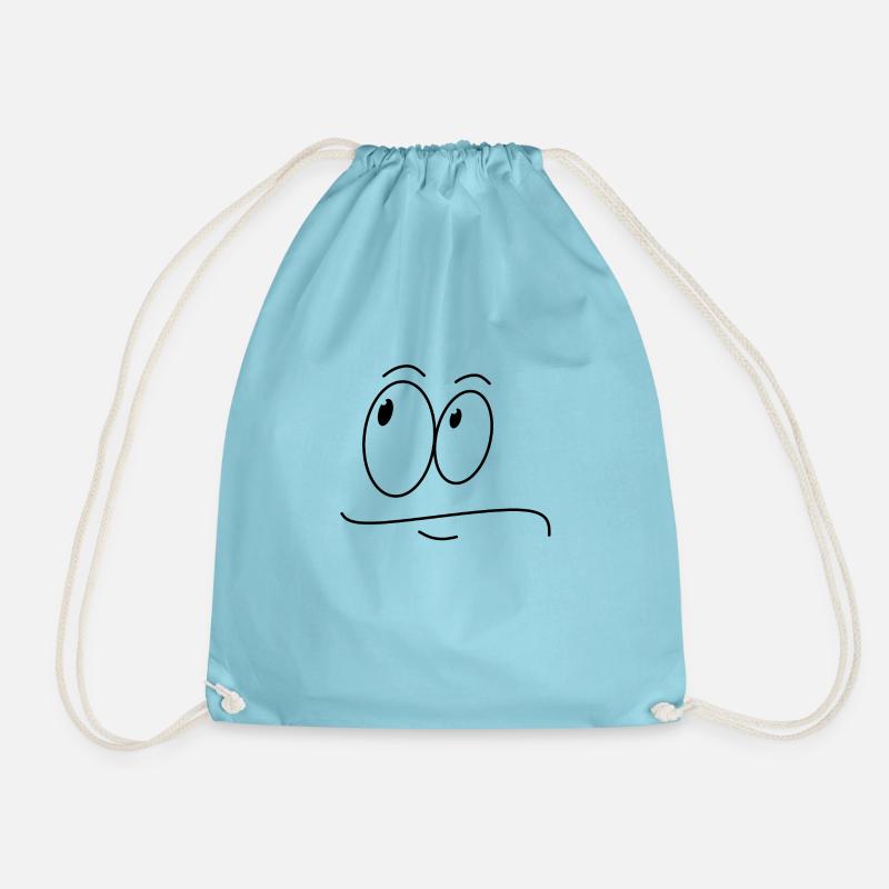Thinker - Drawstring Bag - aqua