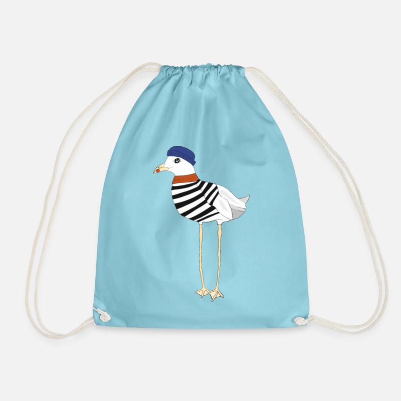 Moin #Möwe - Turnbeutel - Aqua