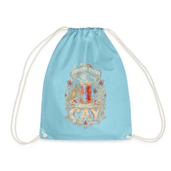 Türkei Türkin Türke Türkiye Always Extra Cay - Turnbeutel - Aqua - Vorne