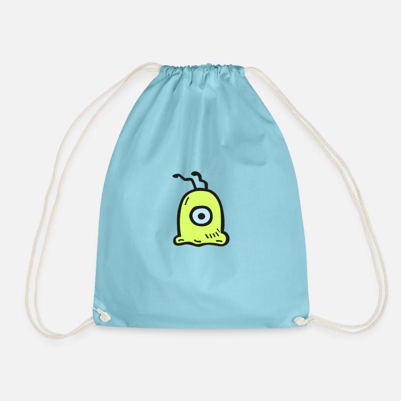 brain slug - Turnbeutel - Aqua