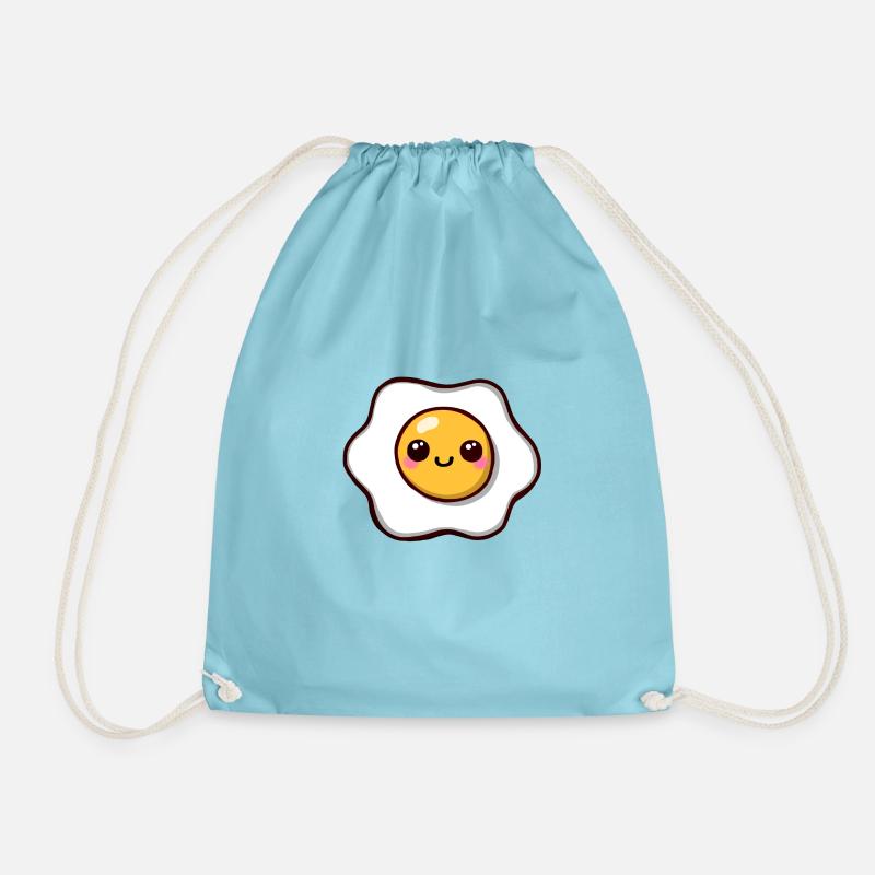 Eggcellent - Drawstring Bag - aqua