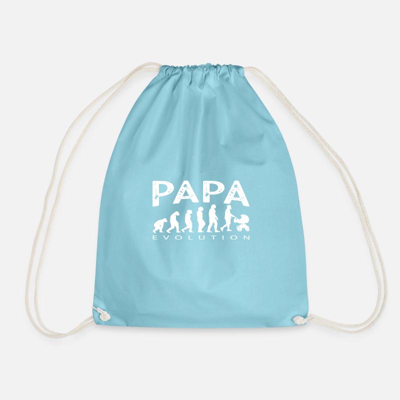 Evolution Papa - Turnbeutel - Aqua