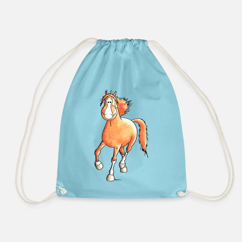 Süßes Pferd - Turnbeutel - Aqua