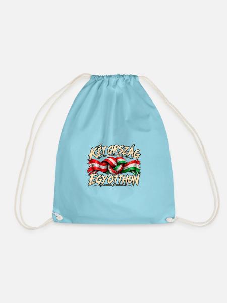 Ungarn Österreich – We Are Family - Turnbeutel - Aqua