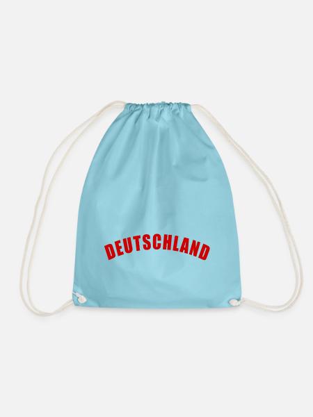 DEUTSCHLAND GESCHENK GERMANY - Turnbeutel - Aqua