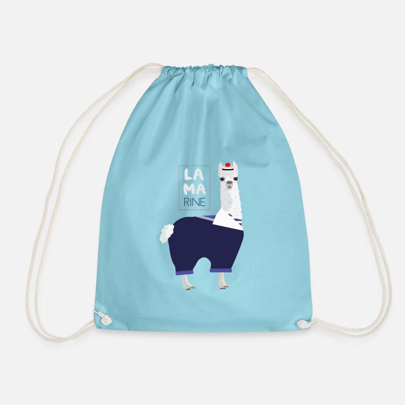 Marine - Drawstring Bag - aqua