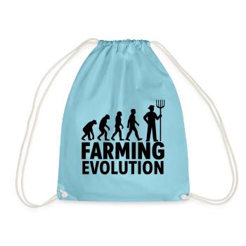 Évolution de l’agriculture Agriculture - Sac de sport léger - aqua - Devant