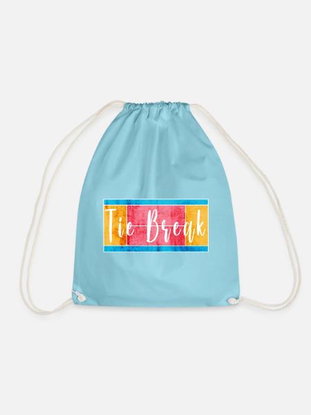 Tie break - Turnbeutel - Aqua