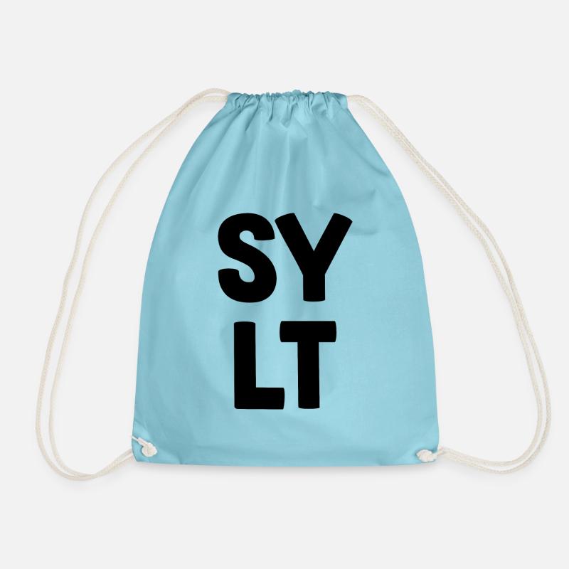Sylt - Turnbeutel - Aqua