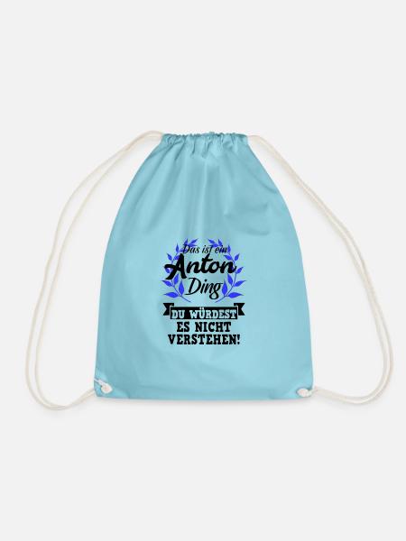 Das ist ein Anton Ding | würdest du nichtverstehen - Turnbeutel - Aqua