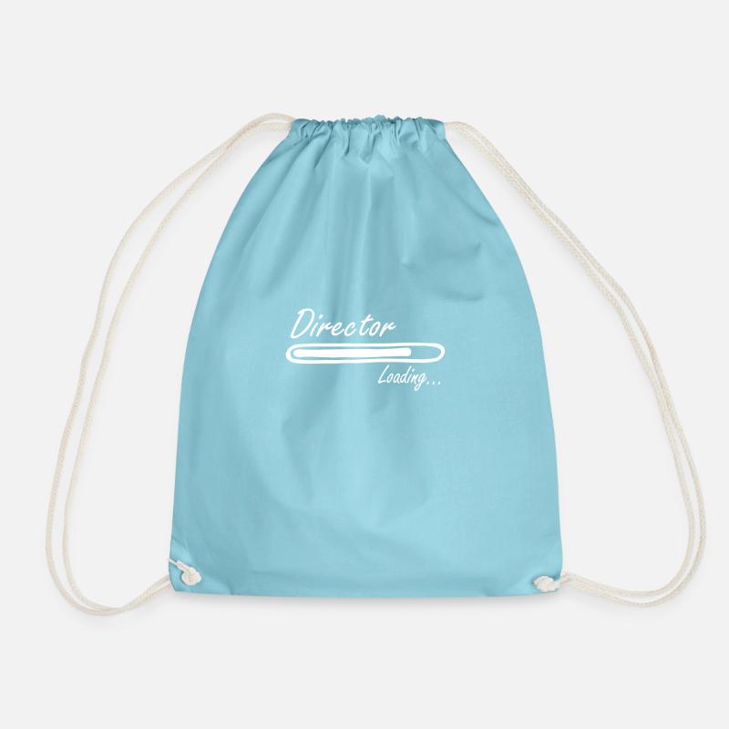 Director Loading Tee Shirt - Turnbeutel - Aqua