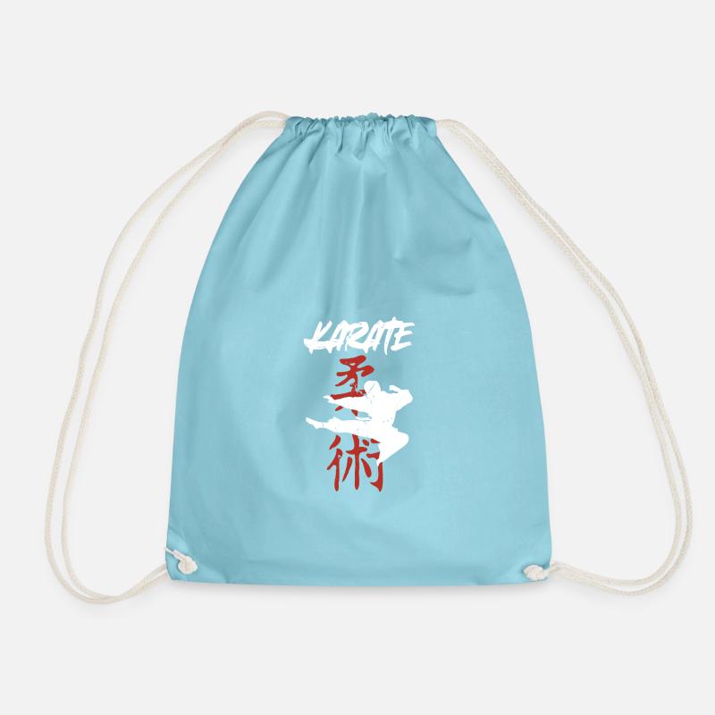 Karate | Karate - Drawstring Bag - aqua