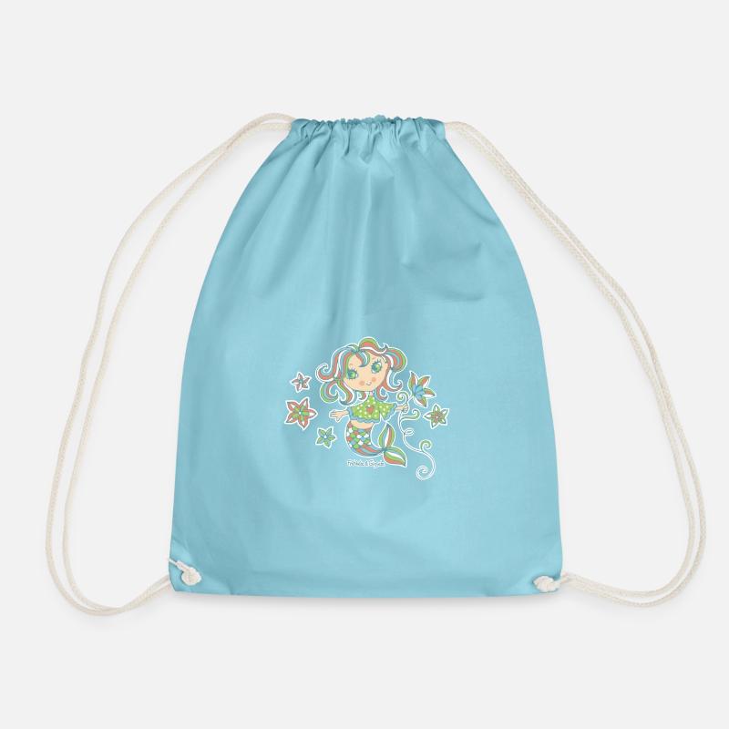 Kleine Nixe - Turnbeutel - Aqua