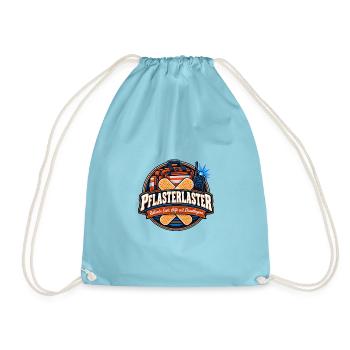 Pflasterlaster Erste Hilfe Badge - Turnbeutel - Aqua - Vorne