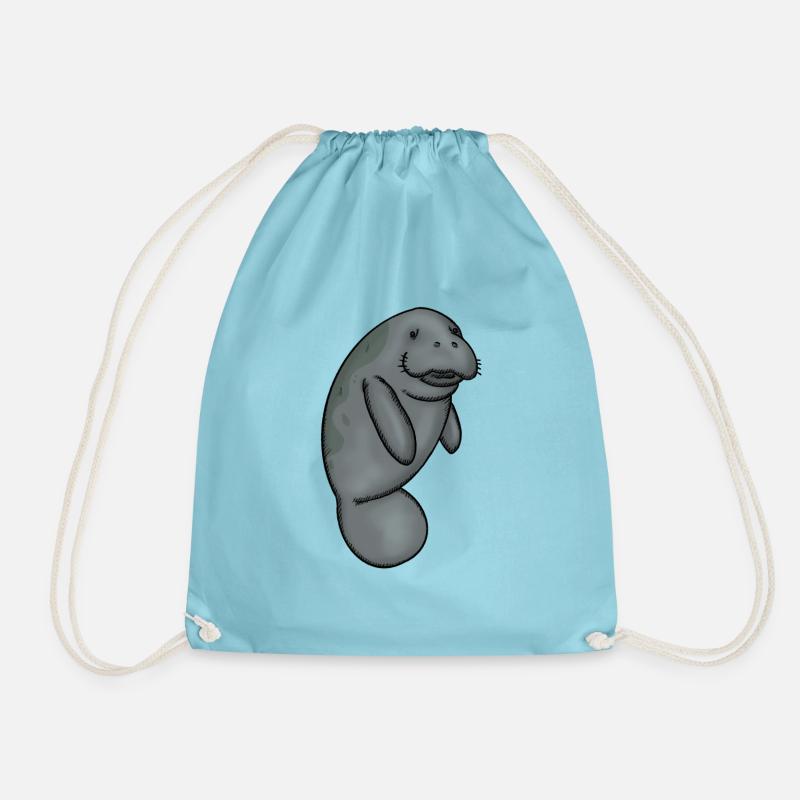 Manatee - Turnbeutel - Aqua
