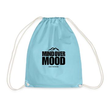 MIND OVER MOOD - Drawstring Bag - aqua - Front